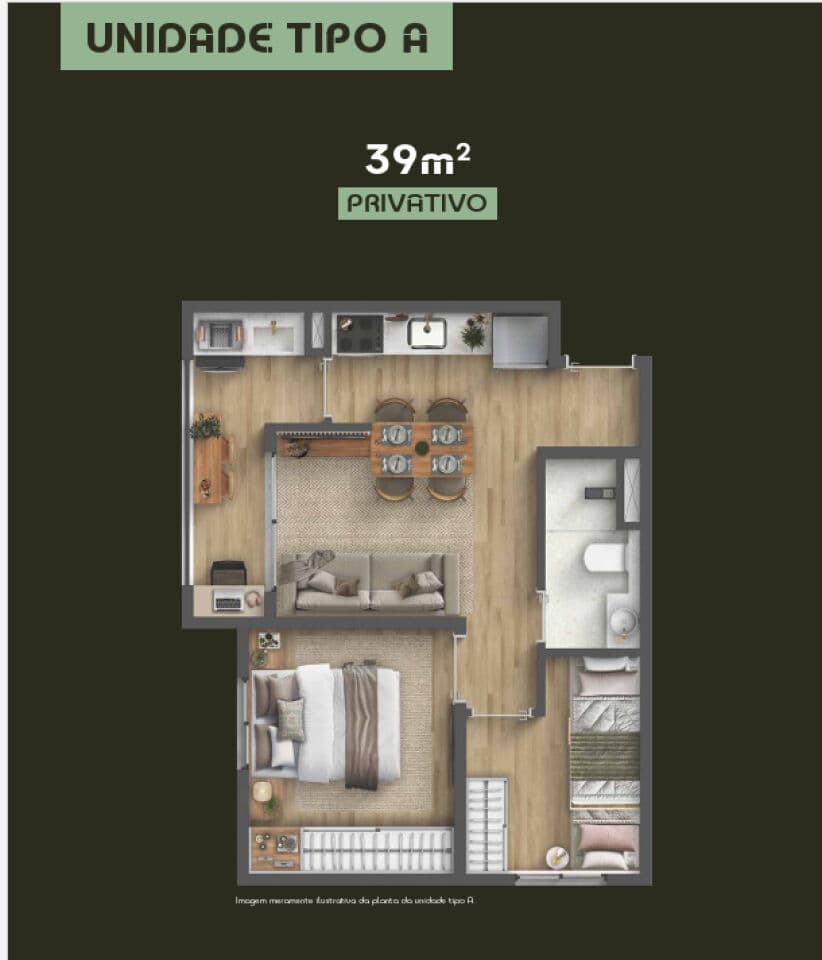Apartamento 2 dormitórios - Residencial Momi, Guarulhos